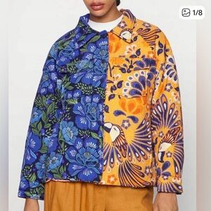 FARM Rio Yawanawa reversible Puffer Jacket